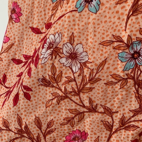 Haute Hippie Orange Floral Kimono blouse - Picture 4 of 4